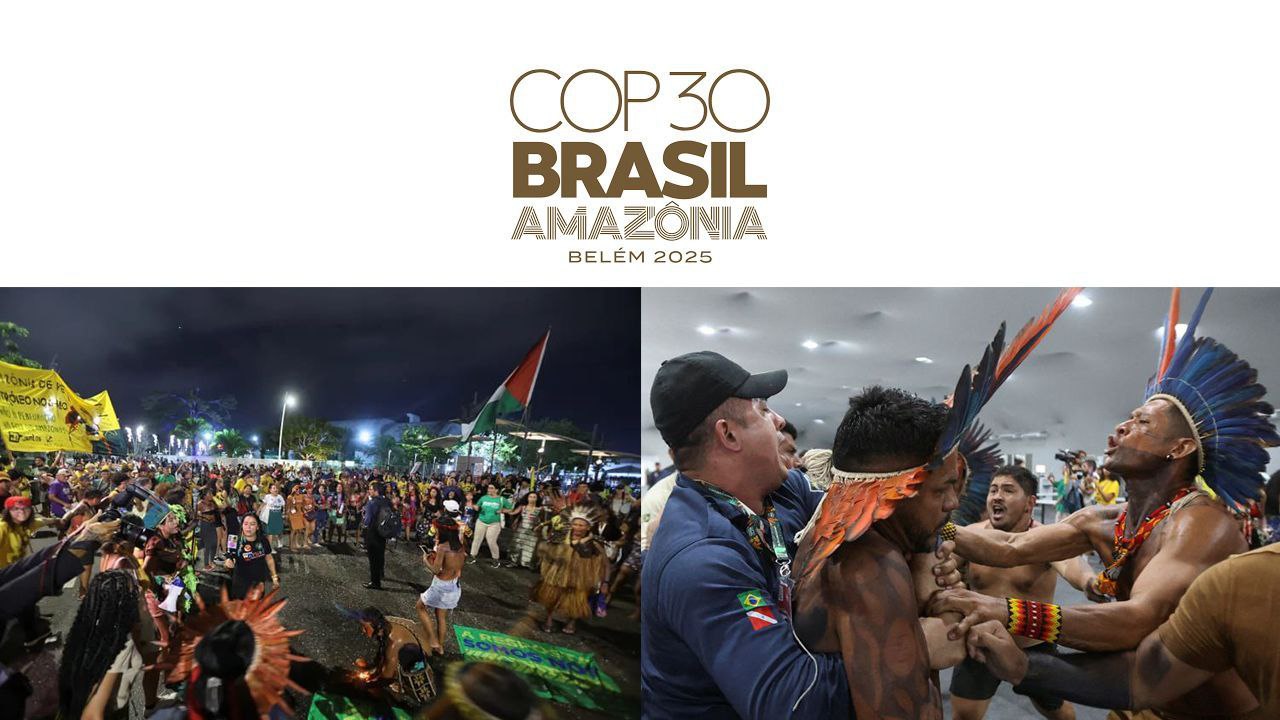 ബ്രസീലിലെ COP30 ഉച്ചകോടിയിൽ തദ്ദേശീയ ജനതയുടെ പ്രക്ഷോഭം